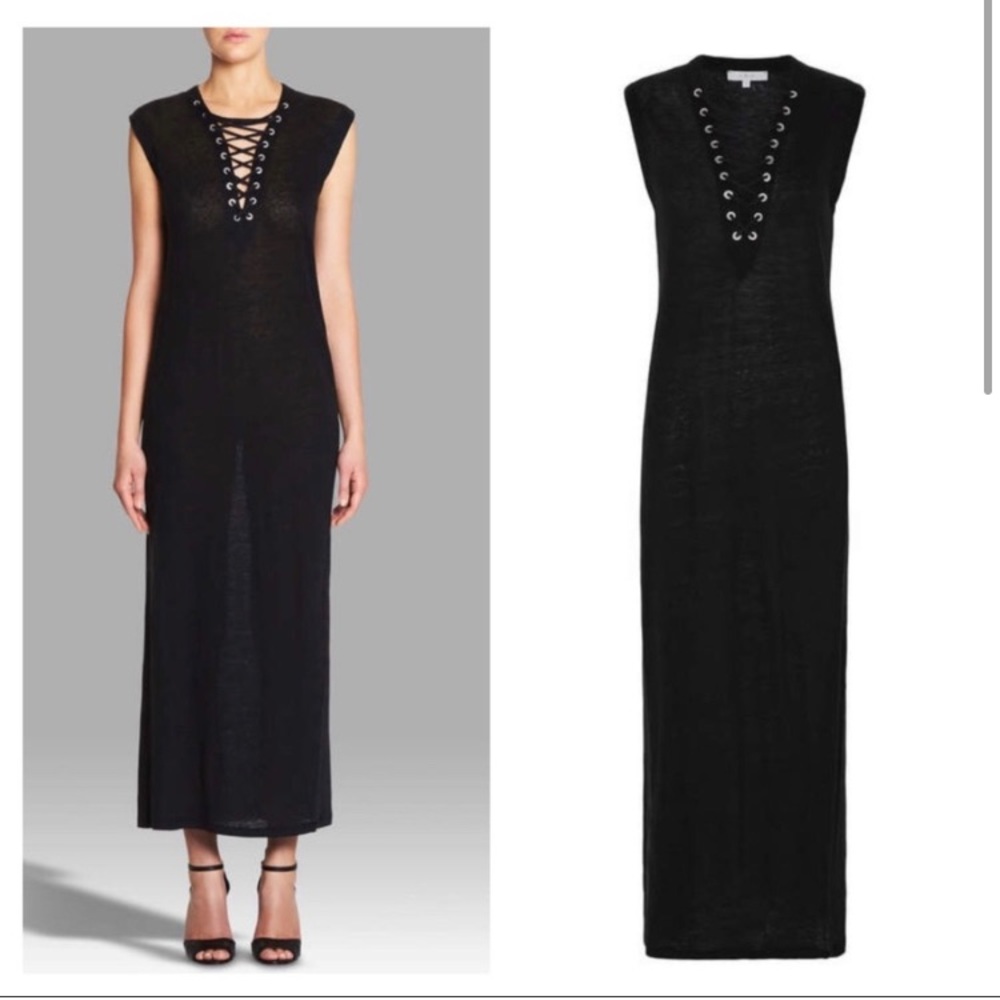 IRO daisy 100% linen summer maxi dress